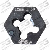 AME Automotive Rethread Die: Thread Repair Die, 1 in Overall Lg, 1 1/8 in Overall Wd, Steel, 1 Die (MPN 31207). Key specifications — Brand: AME; Includes: 1 Die; Material: Steel.