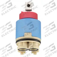 ZURN Cartridge Assembly: For AquaSpec® Series, Use with Hot/Cold Water, Brass (MPN 92842001). Key specifications — Compatible Series: AquaSpec®; For Water Temperature: Hot/Cold; Compatible Brand: Zurn; Product Type: Cartridge; Includes: Heavy-Duty Ceramic Disc Cartridge with Temperature Limit Stop; Material: Brass.