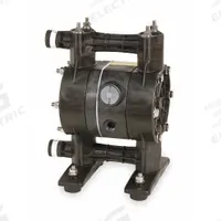 DAYTON Double Diaphragm Pump: PVDF Body, 1/2 in, NPT Connection, 15 gpm, 231 ft Max. Head, PVDF Seat (MPN 3HJW1). Key specifications — Brand: DAYTON; Seat Material: PVDF; Check Valve Material: PTFE.