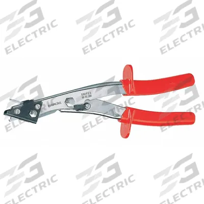 KNIPEX Sheet Metal Nibbler: 11 in Overall Lg, Multi-Component, Spring Assist Handle - Nibblers