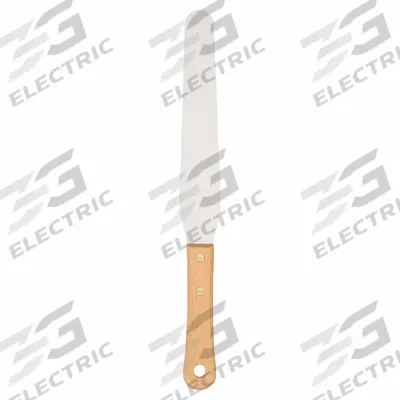 WESTWARD Spatula: Bld. Mat. Stainless Steel, Hdl. Mat. Hardwood - Corrosion-Resistant Spreading Tools