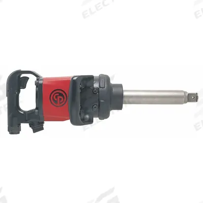 CHICAGO PNEUMATIC Air Impact Wrench: Compact, 1 in Drive, D-Handle, Square - D-Handle Air-Powered Impact Wrenches with Extended Anvils