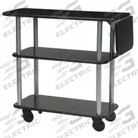 GENEVA Service Cart: Wood, Victorian Cherry, 35 1/4 in Overall Ht, 16 in Overall Dp, 4 Casters (MPN 36102-02). Key specifications — Material: Wood; Product Type: Service Cart; NSF Certified: No; Brand: GENEVA; Color: Victorian Cherry; Folding: No.