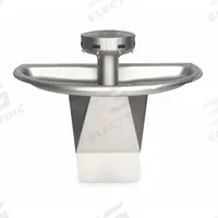 BRADLEY Wash Fountain: Silver, Stainless Steel, Semi-Circular, 54 in Overall Wd, 4 Stations, Sentry (MPN S93-634). Key specifications — Bowl Shape: Semi-Circular; Drain Type: Central Rising; Color: Silver; Brand: BRADLEY; Series: Sentry; Sink Material: Stainless Steel; ADA Compliant: ADA Compliant.