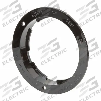 GROTE Flange, Polycarbonate: Polycarbonate, 5 9/16 in Lg - Vehicle Light Mounts & Brackets
