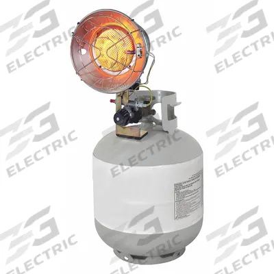DYNA-GLO Portable Gas Tank-Top Heater: 15,000 BtuH Heating Capacity Output - Portable Gas Tank-Top Radiant Heaters