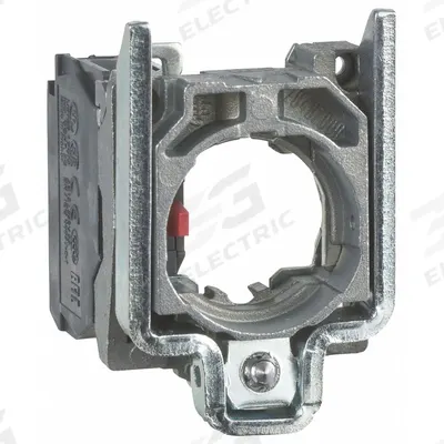 SCHNEIDER Contact Block: 22 mm Panel Mounting Size, 1NC, Momentary, ZB4 Series - Contact Blocks