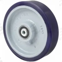 APPROVED VENDOR Caster Wheel: 8 in Wheel Dia., 2 in Wheel Wd, Polyurethane, 1,200 lb Load Rating (MPN 4DB71). Key specifications — Brand: APPROVED VENDOR; Wheel/Tread Color: Blue.