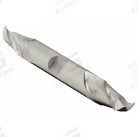 CLEVELAND Square End Mill: Cobalt, Double End, 2 Flute, 7/16" Mill Dia, 13/16" LOC, 4-1/8" OAL (MPN C52161)