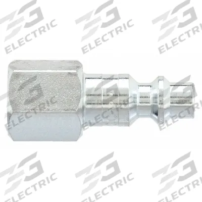 PARKER Quick Connect Hose Coupling: 3/8 in Body Size, 3/8 in Hose Fitting Size - Industrial Interchange Steel Quick-Connect Air Coupling Plugs