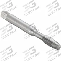 CLEVELAND Spiral Point Tap: 1/4"-20 UNC, H1 / 2B, 2 Flute, Plug Chamfer, High Speed Steel (MPN C57403)