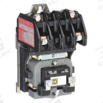 SQUARE D Lighting Magnetic Contactor: 2 Poles, 120V AC, 30 A - Electrically Held Lighting Contactors