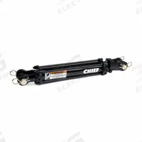 CHIEF Hydraulic Cylinder: 3 in Bore Dia., 4 in Stroke Lg, #8 SAE Port Size, 1 1/4 in Rod Dia. (MPN 211345). Key specifications — attr98892: CHIEF; attr95592: Double Acting; attr1382128: #8 SAE.