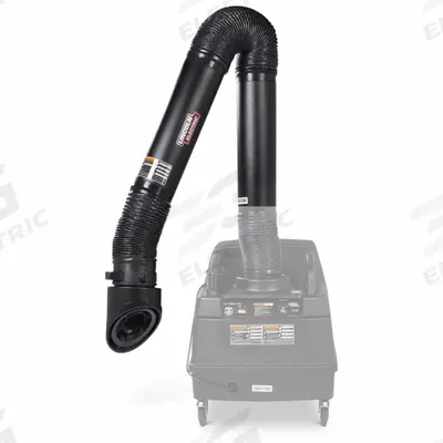 LINCOLN ELECTRIC: 10 ft Extraction Arm Lg (Max), 8 in Dia - Lincoln Mobile Welding Fume Extractor Arms