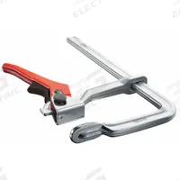 BESSEY Bar Clamp: Medium Duty, Lever Handle, 10 in Jaw Opening - Max, 1,800 lb Clamping Force, F (MPN 1800L-12). Key specifications — attr668287: Bar Slide; attr668283: Pivoting; attr663925: BESSEY.