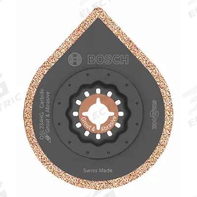 BOSCH Oscillating Scraper Blade: 2 3/4 in Blade Wd, 2 3/4 in Blade Lg, Carbide Grit - Starlock Mounted Blades