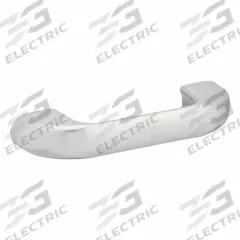 ASI GLOBAL Door Pull: Zinc, Bright, 1 in Overall Ht, 4 in Overall Wd (MPN 40-8561709). Key specifications — Hardware Pieces Included: Fasteners; Compatible Partition Material: Solid Plastic Polymer; Finish: Bright; Component Type: Door Pull; Brand: ASI GLOBAL PARTITIONS.