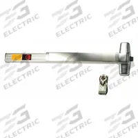 VON DUPRIN Exit Device: 3 ft Max Door Wd, Chrome (MPN CX99EO 3 26D). Key specifications — Product Type: Exit Device; Brand: VON DUPRIN; Exit Device Type: Rim; Exit Bar Style: Touchbar; ADA Compliant: Yes.