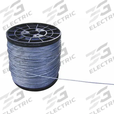 APPROVED VENDOR Electric Fence Wire: Galvanized, Steel, 14 ga Gauge