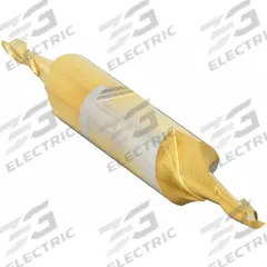 CLEVELAND Square End Mill: High Speed Steel, TiN Coated, Double End, 2 Flute, 3/16" Mill Dia (MPN C39046)