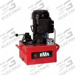 BVA HYDRAULICS Hydraulic Pump: 10,000 psi Max. Op Pressure, 476 cu in/min Max. Flow Rate, 120V AC (MPN PE50M3N03A). Key specifications — attr941810: PE50M3N03A; attr941817: 3-Position; attr941814: Retract.