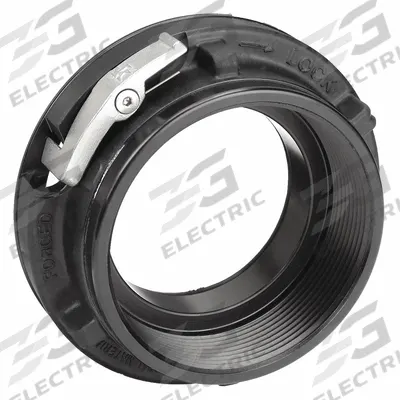 MOON AMERICAN Fire Hose Adapter: 4 in_5 in Compatible Pipe Size, NPT x Storz, Straight - Aluminum Rigid Fire Hydrant & Standpipe Adapters