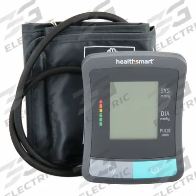 HEALTHSMART Digital Blood Pressure Monitor: Blood Pressure Monitor, Arm, Adult, Nylon - Digital Blood Pressure Monitors