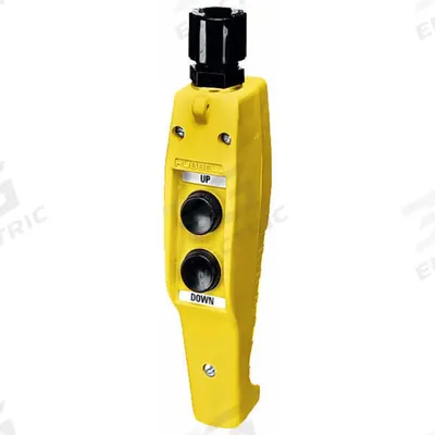 HUBBELL WIRING DEVICE-KELLEMS Pendant Control Station: (2) Push Buttons, 1NO/1NC - Push-Button Pendants