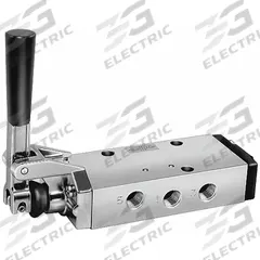 PARKER Manual Air Control Valve: 42, Four-Way / Two-Position, Lever, 3/8 in Female NPT, Aluminum, 42 (MPN 422CR021W). Key specifications — attr1084737: Aluminum; attr1084764: Manual Air Control Valve; attr1084778: Spool; attr1084767: 42; attr1084731: 422CR021W; attr1084739: PARKER; attr1084765: Detent; attr1084768: 42.