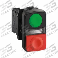 SCHNEIDER ELECTRIC Multihead Operator: 3 Buttons, 22 mm, 1NO/1NC, Non-Metallic, Full Volt, LED (MPN XB5AW73731G5). Key specifications — AC Contact Rating: 3 A @ 240 V; Action: Momentary/Momentary/Momentary; DC Contact Rating: 0.55 A @ 125 V; Legend: I/O; Operator Illumination: Illuminated; Product Type: Multihead Operators; Series: XB5; Manufacturer Part Number: XB5AW73731G5.