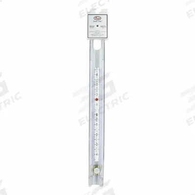 Dwyer Analog Manometer: Flex U-Tube, 1211-120, -60 in wc to 60 in wc - Portable Analog Manometers