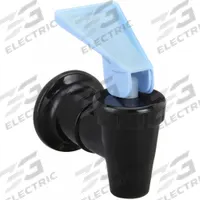 OASIS Dispensing Spout: Plastic, Black/Blue, NPT, 3/8 in Inlet Pipe Size (MPN 032135-121). Key specifications — Inlet Connection Type: NPT; Product Type: Water Dispenser Spout; Material: Plastic; Brand: OASIS; Color: Blue; Compatible Product Type: Oasis Artesian Bottle Coolers.