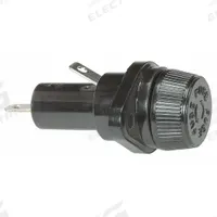 BUSSMANN Panel Mount Fuse Holder: For Fuse Size 3/8 in x 1 5/16 in, 1 Pole, 15 A Max, 600 V AC (MPN HPS-EE). Key specifications — Fuse Holder Termination Type: 1/4 in Quick Connect; Fuse Holder Cap Style: Screw Knob; Brand: BUSSMANN.