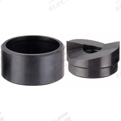 Eclipse Knockout Punch and Die Kit: 10 ga Sheet Metal Capacity (Steel), 1 1/2 in Nominal Size - Eclipse Knockout Punches & Dies