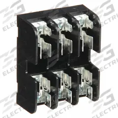 MERSEN Fuse Block: Open Block Design, 3 Pole, 600 V AC, Screw, Non-Indicating (MPN 30313). Key specifications — Brand: MERSEN.