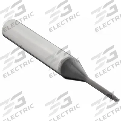 OSG Ball End Mill: Carbide, WXL Coated, 2 Flute, 3/32" Mill Dia, 3/32" LOC - Pencil-Neck Carbide Ball End Mills for Hardened Materials