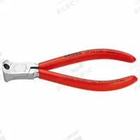 KNIPEX End Cutting Pliers: 5 1/8 in Overall Lg, For 0.08 in Max Wire Thick, 1 7/8 in Jaw Wd, Plastic (MPN 69 03 130). Key specifications — attr308479: Plastic; attr308478: Chrome Vanadium Steel; attr324866: KNIPEX.