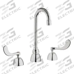 CHICAGO FAUCETS Gooseneck Kitchen/Bathroom Faucet: 786, Cast Brass, Widespread, Deck, 2 Handles (MPN 786-GN1AE3XKAB). Key specifications — Series: 786; Brand: CHICAGO FAUCETS.