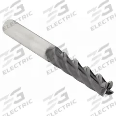 CLEVELAND Square End Mill: Carbide, TiAlN Coated, 4 Flute, 1/2" Mill Dia, 1-1/2" LOC, 6" OAL (MPN C81904)