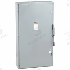 SQUARE D Safety Switch: Fusible, 600 A, Single Phase, 600V AC, Galvanized Steel, Indoor/Outdoor (MPN H266R). Key specifications — Brand: SQUARE D.