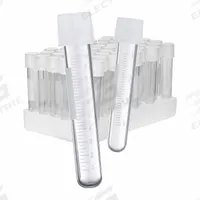APPROVED VENDOR Culture Tube: Culture Tube, Polypropylene, 14 mL Capacity - mL, Round, Colorless (MPN T8834). Key specifications — Brand: APPROVED VENDOR; Graduated: Yes; Closure Color: Colorless; Includes: Attached 2-Position Screw Cap; Includes Closure: Yes; Body Color: Colorless; Bottom Shape: Round; Body Material: Polypropylene.