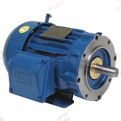 WEG General Purpose Motor: C-Face/Rigid Base Mount, Totally Enclosed Fan Cooled, 20 hp, 575V AC (MPN 02036ET3H256TC-W22). Key specifications — Brand: WEG; Nameplate Voltage @ 60 Hz: 575V AC; Full Load Current @ 60 Hz: 18.6 A; Nameplate RPM @ 60 Hz: 3,520 RPM; Motor Enclosure: TEFC.