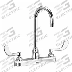 ZURN Gooseneck Kitchen/Bathroom Faucet: AquaSpec®, Brass, Centerset, Deck, 2 Mounting Holes, Chrome (MPN Z871B4-XL). Key specifications — Series: AquaSpec®; Brand: ZURN.