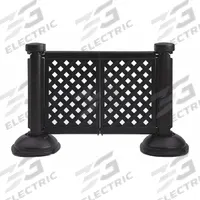 GROSFILLEX Patio Fence Panel: Black, 2 Panels, 36 in Overall Ht, 36 in Overall Lg, Aluminum/Resin (MPN US962117). Key specifications — Material: Resin.