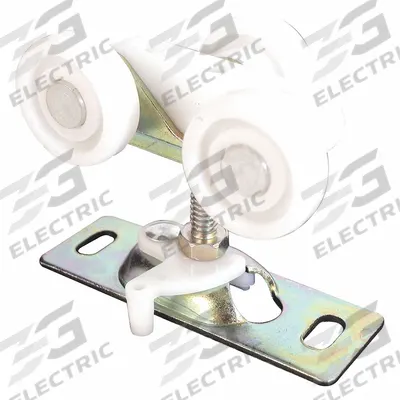 PRIME-LINE Roller: 3 in Lg, 3 23/32 in Wd, 60 lb Max Wt - Hanging Door Rollers