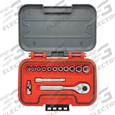 PROTO Socket Set: 1/4 in Drive, 14 Piece, SAE - SAE Socket Sets with Drive Tools