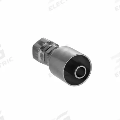 Parker Hydraulic Crimp Fitting: Steel x Steel, Straight, -8 For Hose Dash Size - Parker Crimp Hydraulic Hose Fittings with ORS Connection