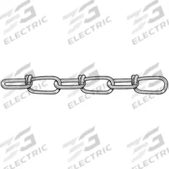 DAYTON Double Loop Chain: 3 in Chain Trade Size, Steel, 90 lb Working Load Limit, Double Loop (MPN 2ZDJ2). Key specifications — Brand: DAYTON; Item Trade Size: 3.