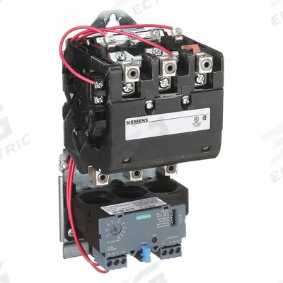 Siemens Magnetic Motor Starter: Non-Reversing, 3 Poles, NEMA Size 3, 90 A - Non-Reversing Starters with Electronic Overloads