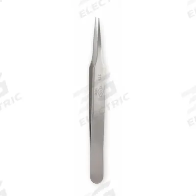 EREM Tweezers: Stainless Steel, Point, Straight Tip - High-Precision Tweezers